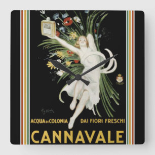 Art Deco Cannavale Cologne Ad Clock