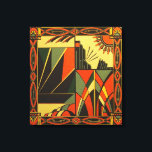 Art Deco Canvas artwork<br><div class="desc">Art Deco rare design sturdy canvas artwork,  collectible and stylish this will enhance any room Designed by Emma Childs at EJLoriginalart.co.uk</div>