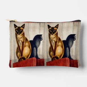 Art Deco Cats Accessory Pouch