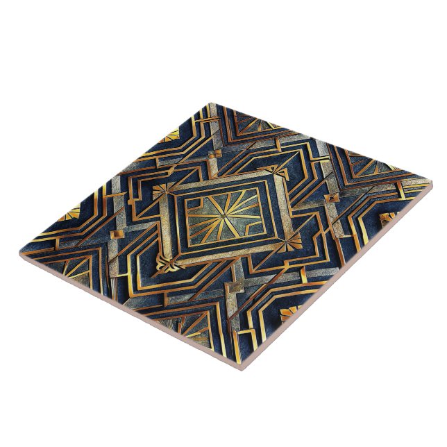 Art Deco Ceramic Tile (Side)