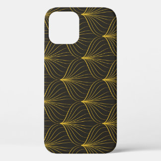 Art Deco Charm: Vintage Geometric Seamless iPhone 12 Case