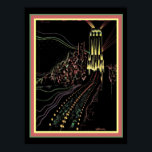 Art Deco Chicago Poster 12 x 16<br><div class="desc">Unique Art Deco Style Chicago Poster 12 x 16. May be available in other sizes.</div>