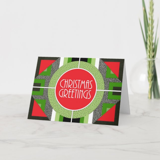 Art Deco Christmas Card (Front)