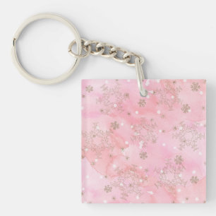 Art Deco Christmas Key Ring
