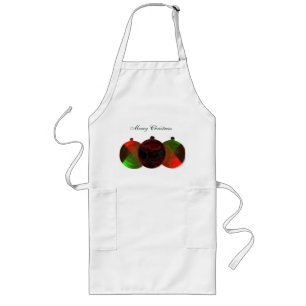 Art Deco Christmas Ornaments Apron