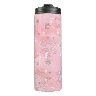 Art Deco Christmas Thermal Tumbler