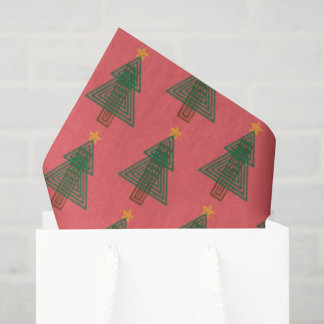 Art Deco Christmas Tree Tissue Paper