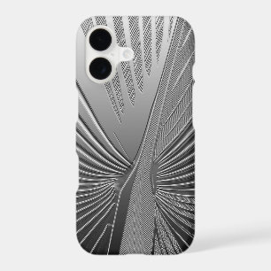 Art Deco chrome palm leaf