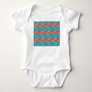 Art Deco Circles and Triangles Baby Bodysuit