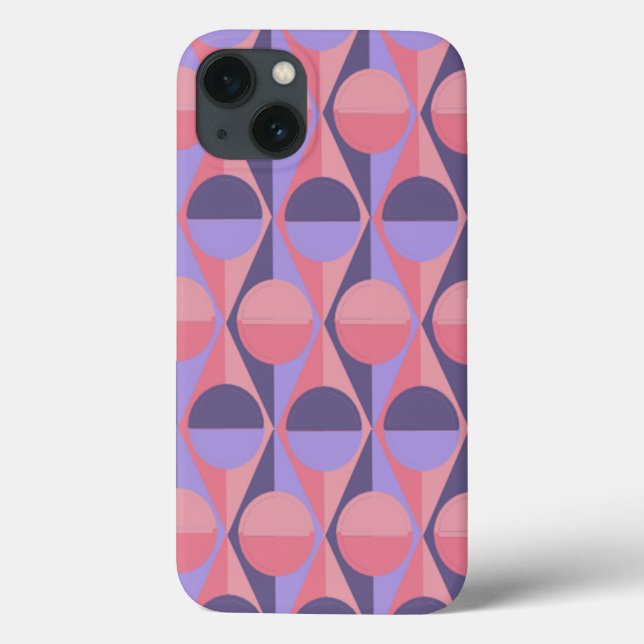 Art Deco Circles and Triangles  Case-Mate iPhone Case (Back)