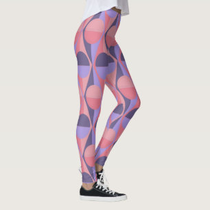 Art Deco Circles and Triangles Leggings
