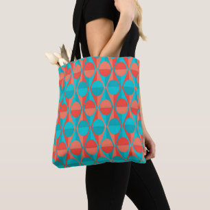 Art Deco Circles and Triangles Tote Bag