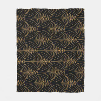 Art deco: classic geometric pattern. fleece blanket