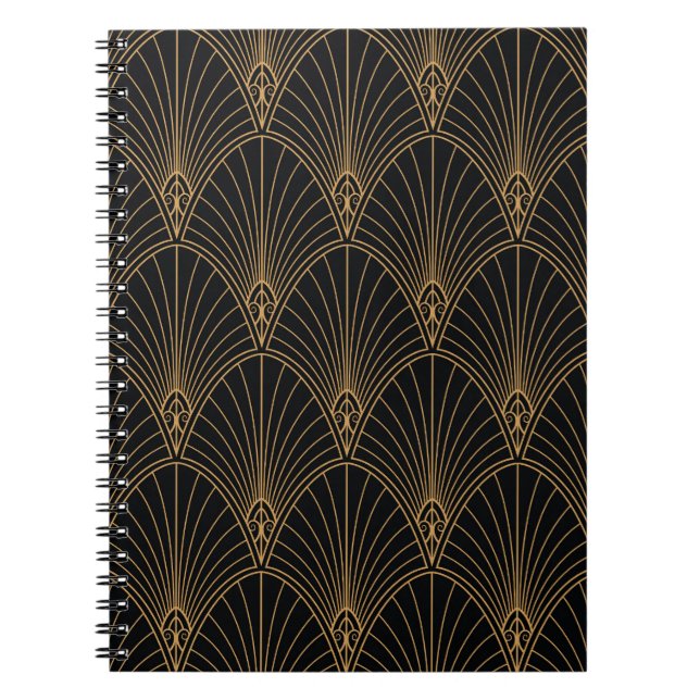 Art deco: classic geometric pattern. notebook (Front)