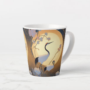 Art Deco Crane 12oz  Mug