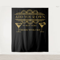 Art deco CREATE YOUR OWN photo booth back drop