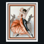 Art Deco "Dance Le Deux" 16 x 20 Poster<br><div class="desc">Dance Le Deux,  Parisian Art Deco Poster- 16 x 20</div>