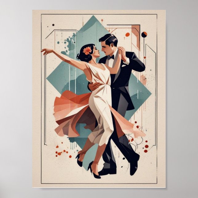Art Deco dance Poster (Front)