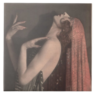 Art Deco Dancer Kyra #1 Ceramic Tile