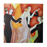 Art Deco Dancing Couples 1920s Ballroom
