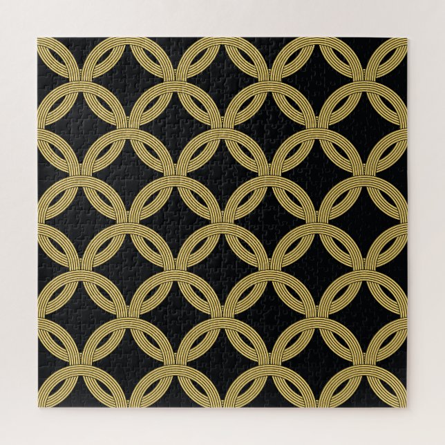 Art Deco Decoration Seamless Ornament Jigsaw Puzzle (Vertical)