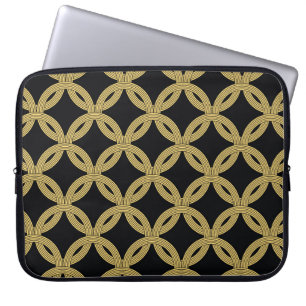 Art Deco Decoration Seamless Ornament Laptop Sleeve