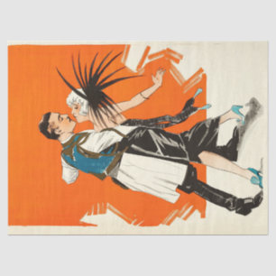 Art Deco Decoupage Flapper 1920's Decoupage Tissue Paper