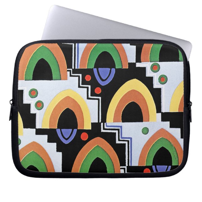 Art Deco Design #4 @ Emporio Moffa Laptop Sleeve (Front)