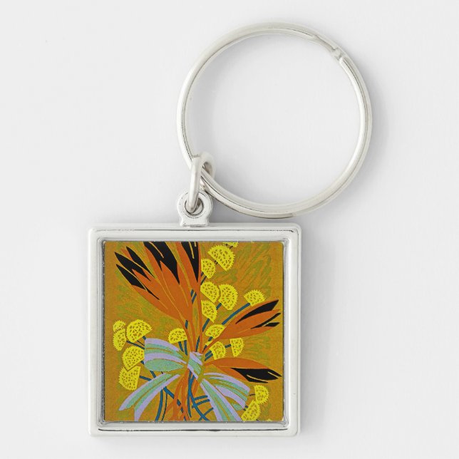 Art Deco Design #8 at Sunshinedazzle Key Ring (Front)