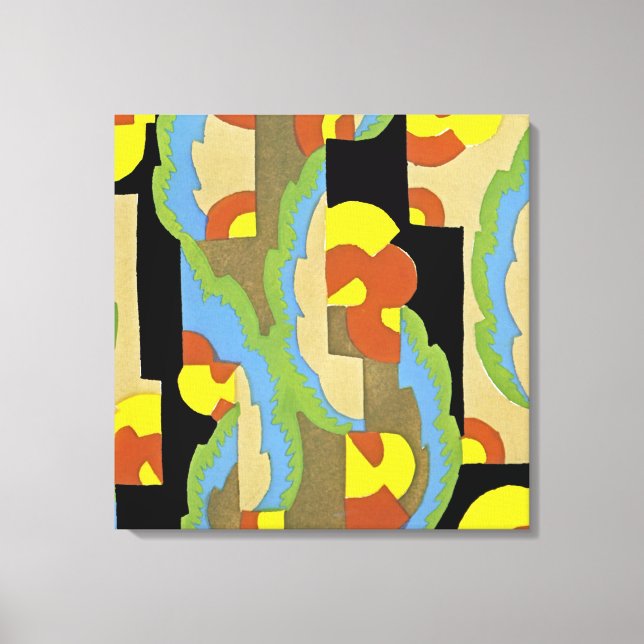 Art Deco Design #9 @ Emporio Moffa Canvas Print (Front)