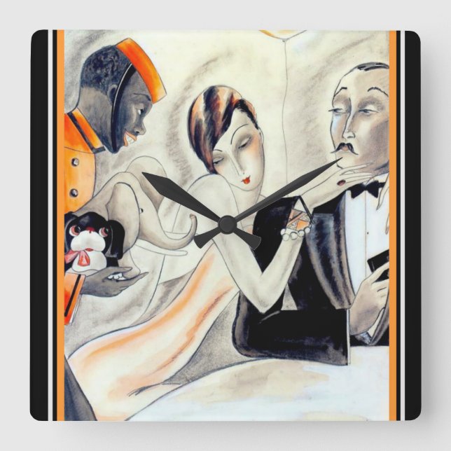 Art Deco Design Clock by Dodo (Front)