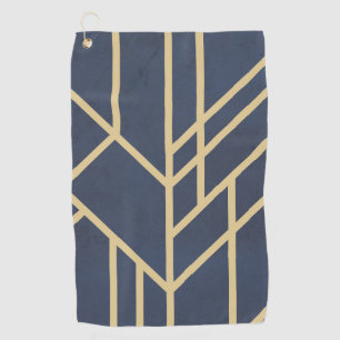 Art Deco design Golf Towel