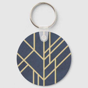 Art Deco design Key Ring