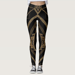 Art Deco Design Leggings