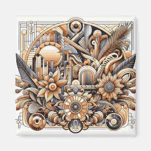 Art Deco Design Magnet