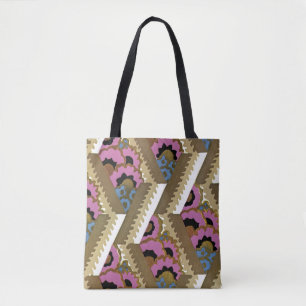 Art Deco Design No. 9 floral pattern Tote Bag