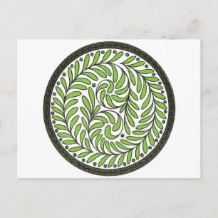 art deco designs postcard