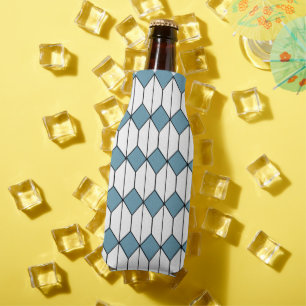 Art Deco Diamonds and Hexagons Bottle Cooler