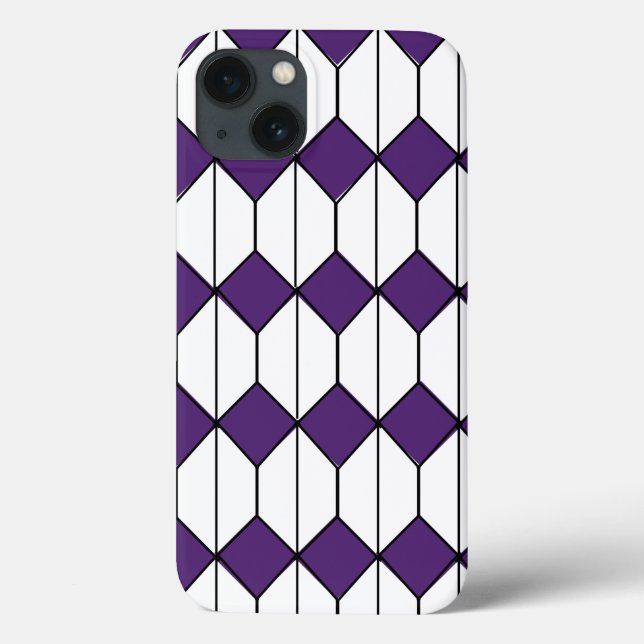 Art Deco Diamonds and Hexagons  Case-Mate iPhone Case (Back)