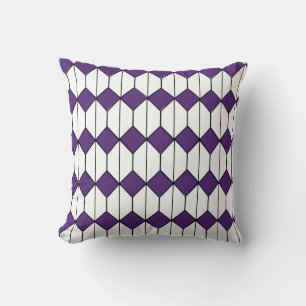 Art Deco Diamonds and Hexagons  Cushion