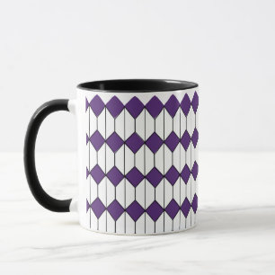 Art Deco Diamonds and Hexagons Mug