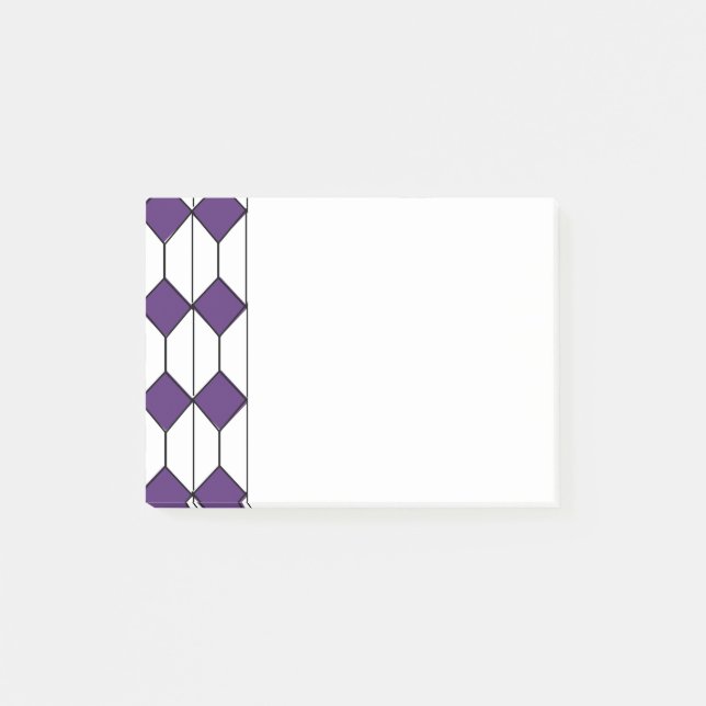 Art Deco Diamonds and Hexagons  Post-it Notes (Front)