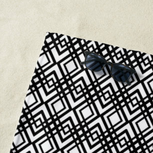 Art Deco Diamonds Beach Towel