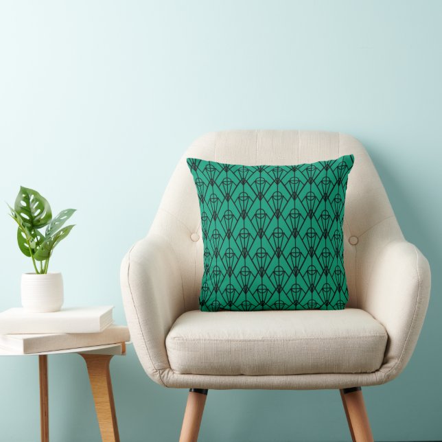 Art Deco Diamonds  Cushion (Chair)