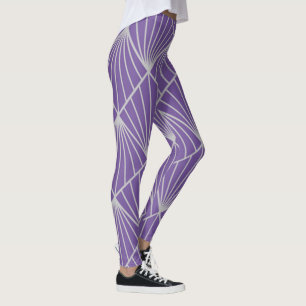 Art Deco Diamonds Leggings