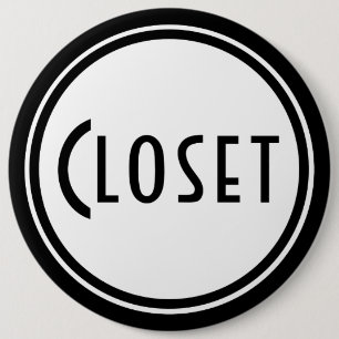 Art Deco Door Plaque 6 Cm Round Badge