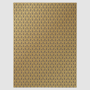 Art Deco Dragon Scales - Blue and Gold Scales Tissue Paper