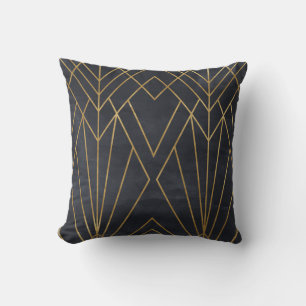 Art Deco Elegance: Geometric Glamour Cushion