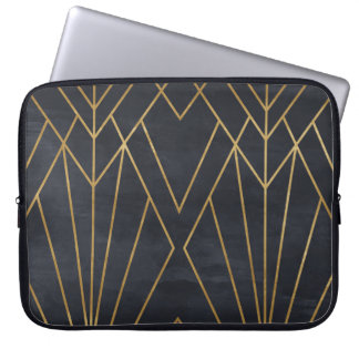 Art Deco Elegance: Geometric Glamour Laptop Sleeve