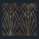 Art Deco Elegance: Geometric Glamour Poster<br><div class="desc">Seamless geometric pattern on paper texture. Art Deco background Art Deco vibes in a subtle geometric pattern. Classic and elegant! Art Deco elegance, a fine pattern for a classic touch. art, geometric, background, gold, seamless, decor, classic, dark, ornament, modern, golden, illustration, texture, retro, line, blue, decoration, wrapping paper, elegant pattern,...</div>
